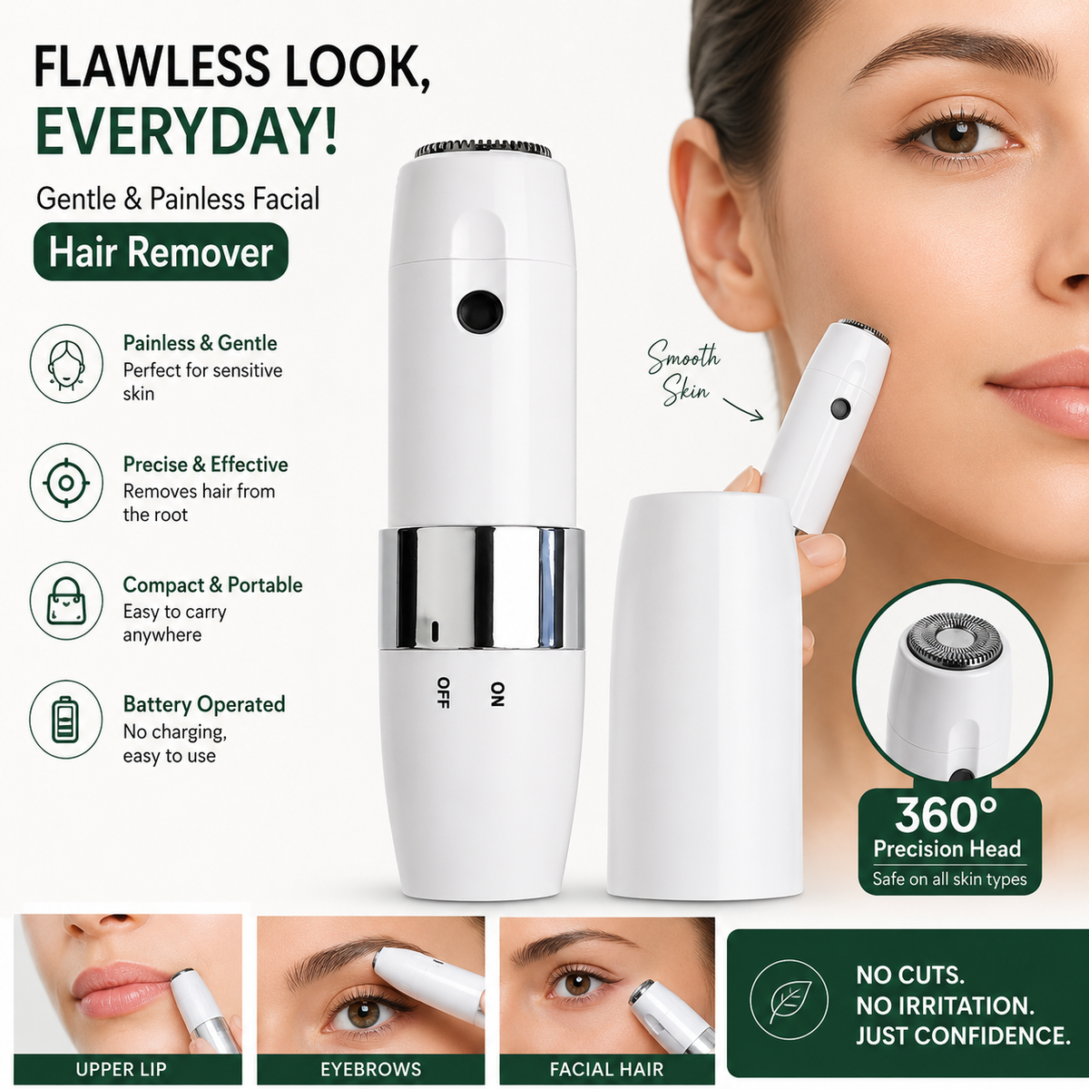 Flawless Mini Painless Hair Remover